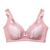 bestjpshopレディース レース 通気性 リムなし 前ボタン 妊娠 授乳 産後 妊婦 ブラジャー 母乳育児用ブラジャー