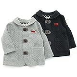 【アウトレット】 Bobson ジャケット(80～130cm) キムラタンの子供服 グレー 95 ( 77179x77679-144 )