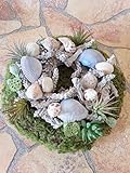 【ハンドメイド】潮騒のリース　苔ベース