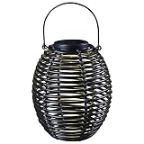 Kenroy Home 60530RAT Coil Solar Lantern, Black [並行輸入品]