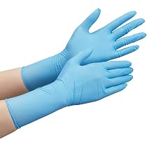 Amazon | [ミドリ安全] ニトリル 手袋 作業用 ニトリルゴム 滑り止め VERTE 701H 使い捨て手袋 Lサイズ 100枚入り5箱セットミドリ安全