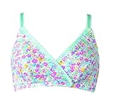 ワコール Wacoal t.p.f 産前・産後兼用 ミニトップ ブラジャー マタニティ (フローラルフラワー柄) M TU MMS516 簡単授乳 カシュクールタイプ