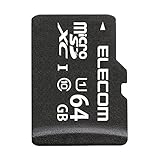 エレコム MicroSDXCカード UHS-I U1 読み出し最大30MB/s JIS防水保護等級7(IPX7)準拠 64GB MF-HCMR064GU11A