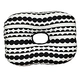 白井産業 日本製 らくらく角円座クッション ぽこブラック