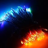 ER CHEN(TM) Indoor and Outdoor Waterproof Battery Operated String Lights on 10M PVC String with Flas