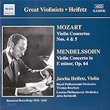 モーツァルト/メンデルスゾーン:ヴァイオリン協奏曲 (ハイフェッツ) (1934-1949)