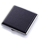 【la select】シガレットケース 黒 レザータイプ タバコ ケース ST [20本用]