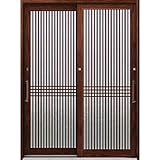 YKKAP 断熱玄関引戸 冴II 紅板2枚建[ランマ無] DHS-3672:D3仕様[幅1870mm×高2259mm]