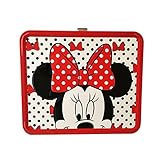 Disney Minnie Mouse Black, Red and White Polka Dot Lunch Box Tin [並行輸入品]