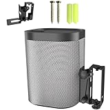 Sonos One One SLスピーカー 対応 壁掛け取付金具 アルミニウム合金 壁掛け用ブラケット耐久性に スピーカー取り付けネジ付き 角度調整可能