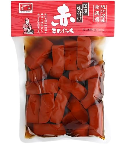 Amazon.co.jp: 近江八幡名物「赤こんにゃく」味付こんにゃく(200g) × 3
