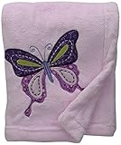 Lambs & Ivy Blanket, Butterfly Lane by Lambs & Ivy [並行輸入品]