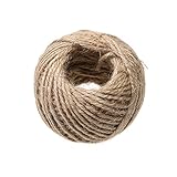 SIKIWIND クリスマス装飾 30m黄麻縄 天然繊維 手作り DIY 裁縫 園芸工程 ワインパーテイ 田舎 婚礼装飾