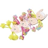 BIANHUAN ヘアゴム 子供 こども ボンボン おしゃれ かわいい ヘアアクセサリー 8本 セット 髪ゴム リボン ベビー 赤ちゃん 髪留め 女の子 髪飾り 髪ゴム 誕生日 ドレス プレゼント 発