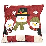 (B) - Square Body Pillow,Highpot Christmas Decorations Santa Claus Snowman Family Christmas Pillow (