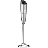 1byone ミルクフォーマー ミルク泡立て器 PSE認証済 METI認証済 ハンドヘルド 電動 牛乳 泡立て器 単3形電池2本付属 ミルクフォーマー 卵 コーヒー ミルク ミニコーヒー攪拌機 ステンレス製 スタンド付き