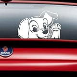 Deqna（TM）の新しいホット14 * 10センチメートルカースタイリング漫画かわいい犬自己粘着オートカーステッカービニールカーステッカーアクセサリー