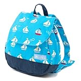 元気にお出かけベビーリュック　おしゃれヨットでバカンスの旅（スカイブルー）　1歳から ギフト 誕生日 出産祝い　B1602300　日本製