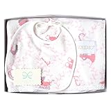 ソレイアード SOULEIADO シェニール織 ブランケット+スタイ ギフトセット ピンク 6334