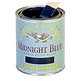 General Finishes MMBQ Chalk Style Paint, 1 quart, Midnight Blue [並行輸入品]