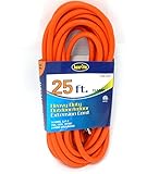 Luxrite Lr61225 Heavy Duty Indoor/outdoor 14/3 3-wire Grounded 25-foot Extension Cord, for General &