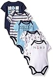 Nautica ノーティカ ベビー 男の子 半袖 ボディースーツ ロンパース 5枚セット (6-9ヶ月) [並行輸入品]
