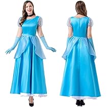 シンデレラ　コスプレドレス　ブルーMサイズ Amazon.co.jp: [Lanuge] シンデレラドレス コスプレ 衣装 大人