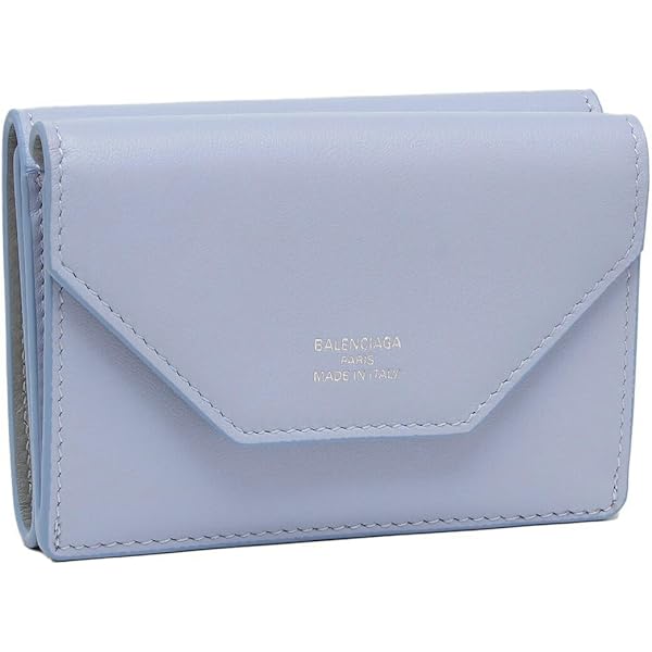 バレンシアガ ペーパーミニウォレット 三つ折り財布 レザー ブルー 391446 楽天市場】【11/1～11/3限定・最大2万円OFFクーポン配布中