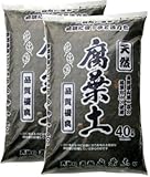 腐葉土40Ｌｘ２　信州産落ち葉100％　自然発酵製品
