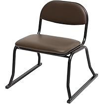 さな 椅子 1脚 ブラウン 高座椅子(ブラウン・幅63×奥行77～139×高さ109～55.5cm