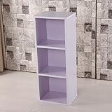 OSPI カラーボックス ２段 3段 収納ケース 収納ボックス 本棚 幅30cm ２色 単品 (B, ホワイト)