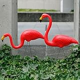 PINK FLAMINGOS 50年代アメリカンなピンクフラミンゴのオブジェ2体セット