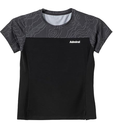 Amazon.co.jp: Admiral Women's Back Slit Flower TEE ATLA513 (tt