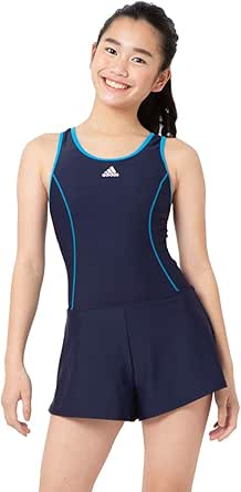 Amazon Co Jp Adidas アディダス 水着 ワンピース スクール スポーツ 女の子 キッズ ジュニア Gke ネイビーブルー 160cm 服 ファッション小物