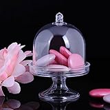 トリートとカップケーキのために12個Fashioncraftケーキスタンド クリア