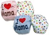 (アイラブパパアンドママ)【I lovePaPa&Mama】 アイラブママ プリント入り トレーニングパンツ その他雑貨 90cm/95cm 95 ブルー