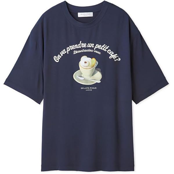 ジェラートピケ　メンズ　Lサイズ ミャクミャク　 Tシャツ チャコールグレー ジェラートピケ メンズ Lサイズ ミャクミャク Tシャツ