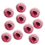 Perfk 結婚式　DIY造花　つぼみ型　飾り　人工シルク　ローズフラワー　3.5cm10個　全9色選べ - ピンク