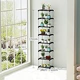 Plant shelf マルチレイヤフラワーラック、バルコニープラントシェルフマルチファンクションフラワーポットラックフロアスタイルシェルフ Flower racks ( サイズ さいず : 34*2