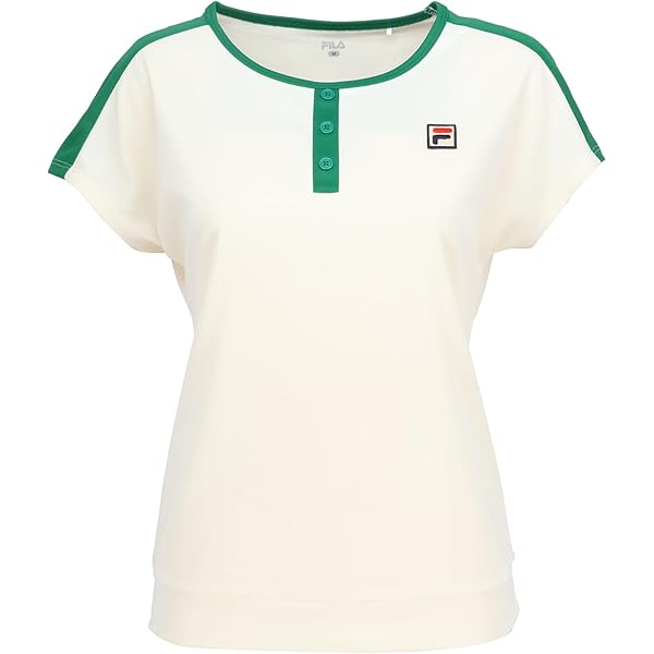 [フィラ テニス] 半袖シャツ ゲームシャツ VL2715 レディース グリーン フィラ] 半袖シャツ ゲームシャツ VL2715 レディース フィラ テニス