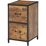 アンティーク仕上げ レトロな宝箱風2段チェスト 幅38cm ブラウン