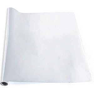 Iadong 黒板ステッカー、黒板壁巻紙/取り外し可能なシール黒板壁シール、残留なし、家庭学校やオフィス用-白、60×2…