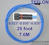 CHNsalescom Ptfeライナー25フィートリンカーンTweco MIG溶接ガンワイヤーサイズ0.023 "-0.030" -0.035 "