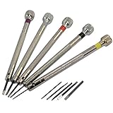 スクリュードライバーセット5pcメガネ時計ジュエリーWatchmaker修復ツールPrecision