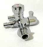 ワンタッチ 双口 ２口 蛇口 洗濯機 ホース の付け替え不要　オリジナルテープ付き
