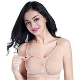 TMROW 授乳ブラジャー ノンワイヤー マタニティ 妊婦 前開き カラー