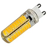 Reelco 4-Pack Mini G9 LED 6W Dimmable 110V-130V Cool White 6500k Light Bulb 5730SMD LED Candle Bulbs