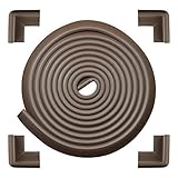kaoriatoty安全エッジとコーナークッションpre-tapedコーナーガード、17.4 Ft [ 15 ftエッジ+ 4コーナー] Childproof家具バンパープロテクターセット、エッジ&コ