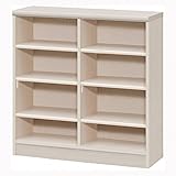 「メーカー直送　代引不可」「送料無料」「組立品」 大洋　オープンラック　幅90　高さ90cm　ライトナチュラル　カラーラック　NC9090LN　ダイワ