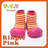 アティパス attipas ベビーシューズ リングル ピンク XLサイズ（13.5cm） Ringle